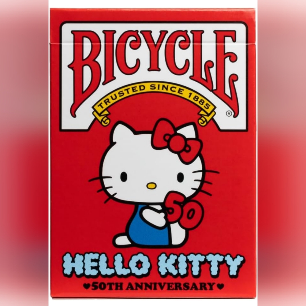Hello Kitty 50th Anniversary Bicycle Playing Cards